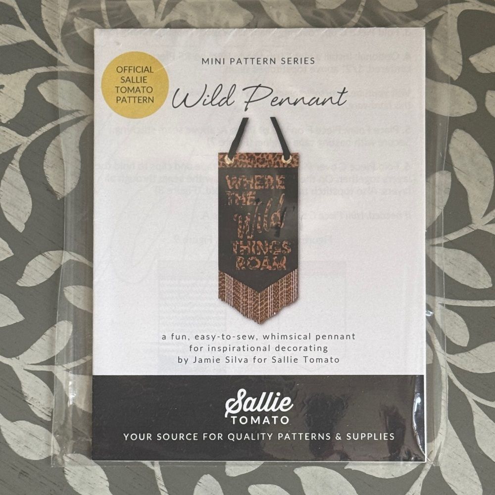Sallie Tomato Wild Pennant Pattern